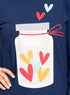 True Blue Printed Long - Sleeve Design 49 - Khotwh